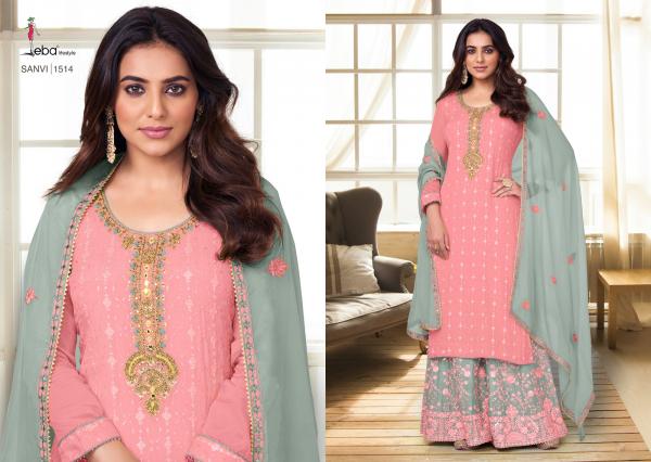 Eba Sanvi Chinon Fancy Designer Salwar Suit Collection